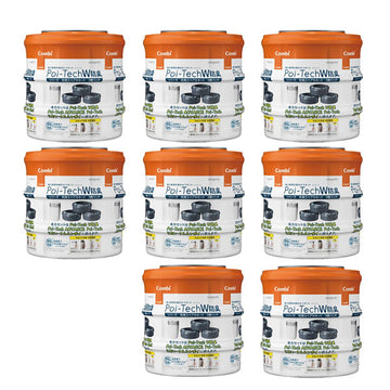 コンビ 強力密閉抗菌おむつポット ポイテックシリーズ 共用スペアカセット W消臭 24個セット(3個×8) 環境に優しいバイオマスフィルム使用【送料無料 沖縄・一部地域を除く】